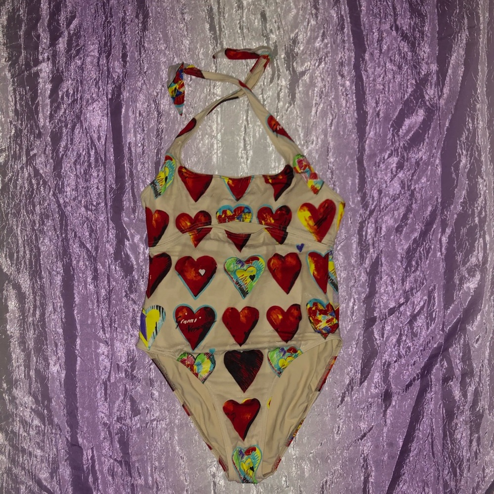 Versace Mare Heart Swimsuit